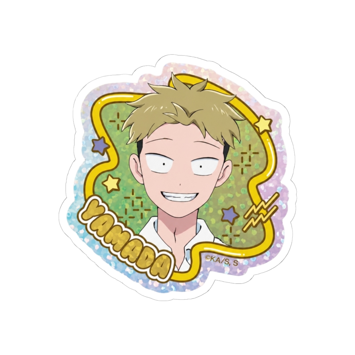 SaleLimitedPre-ownedPre-orderBack-orderOrder ClosedTV Anime "You and I are Polar Opposites" Shiny Sticker 3. YamadaEnsky590 JPY660