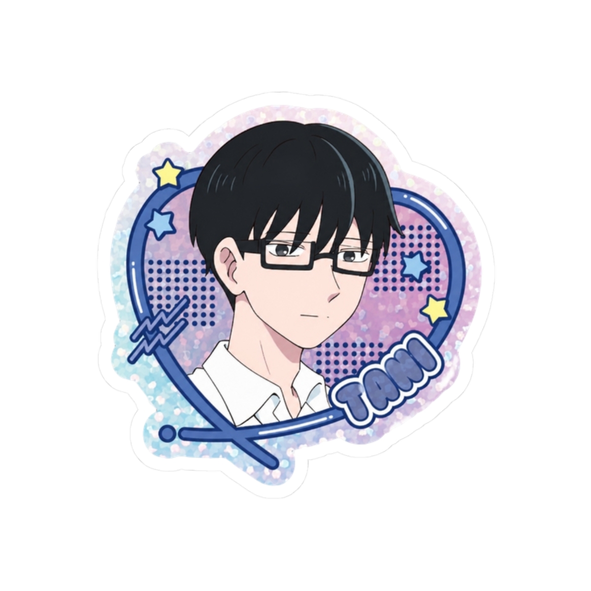 SaleLimitedPre-ownedPre-orderBack-orderOrder ClosedTV Anime "You and I are Polar Opposites" Shiny Sticker 2. TaniEnsky590 JPY660 - alternate angle 3, merchandise
