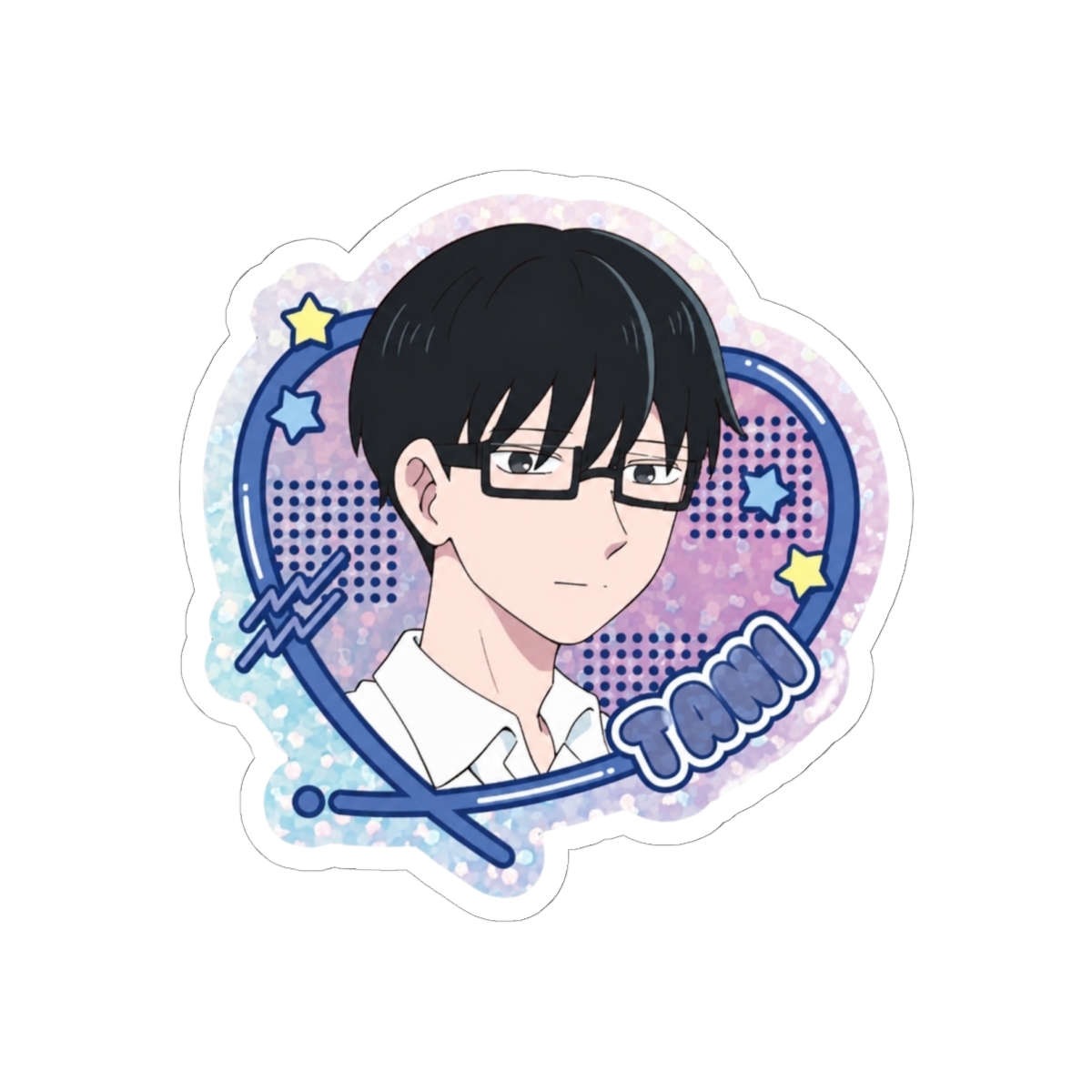 SaleLimitedPre-ownedPre-orderBack-orderOrder ClosedTV Anime "You and I are Polar Opposites" Shiny Sticker 2. TaniEnsky590 JPY660