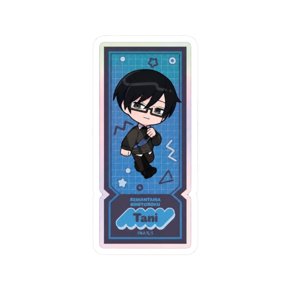 SaleLimitedPre-ownedPre-orderBack-orderOrder ClosedTV Anime "You and I are Polar Opposites" Aurora Sticker Black x Neon Coordinate ver. (Tani)coly - alternate angle 3, merchandise