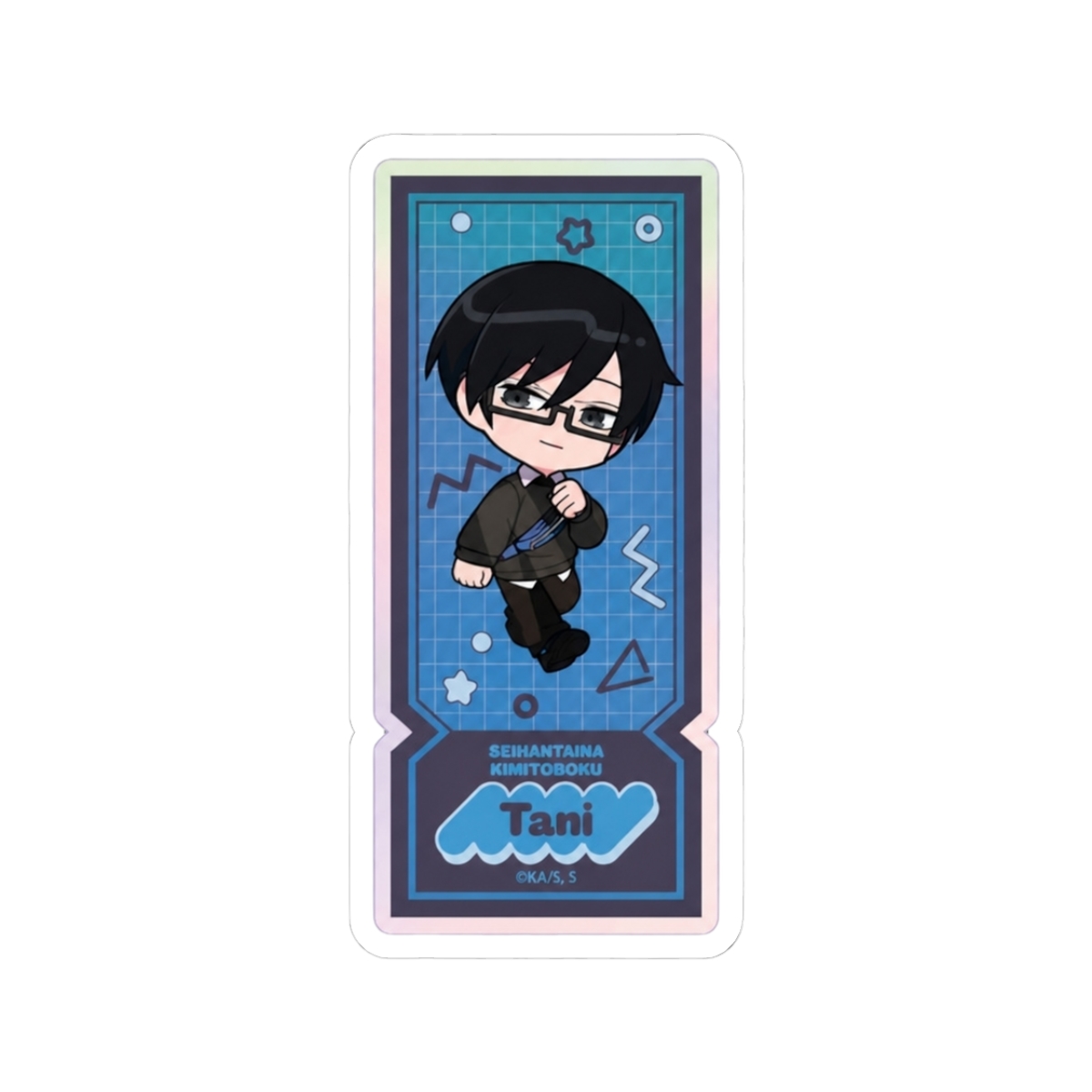 SaleLimitedPre-ownedPre-orderBack-orderOrder ClosedTV Anime "You and I are Polar Opposites" Aurora Sticker Black x Neon Coordinate ver. (Tani)coly