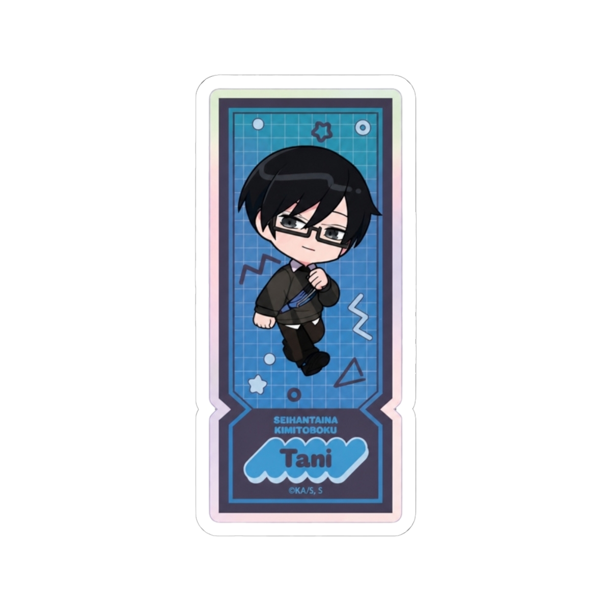 SaleLimitedPre-ownedPre-orderBack-orderOrder ClosedTV Anime "You and I are Polar Opposites" Aurora Sticker Black x Neon Coordinate ver. (Tani)coly